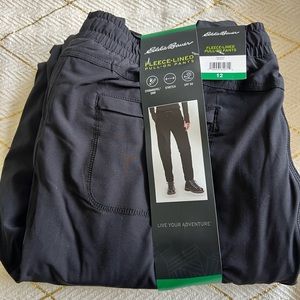 Fleece lined pants Eddie Bauer